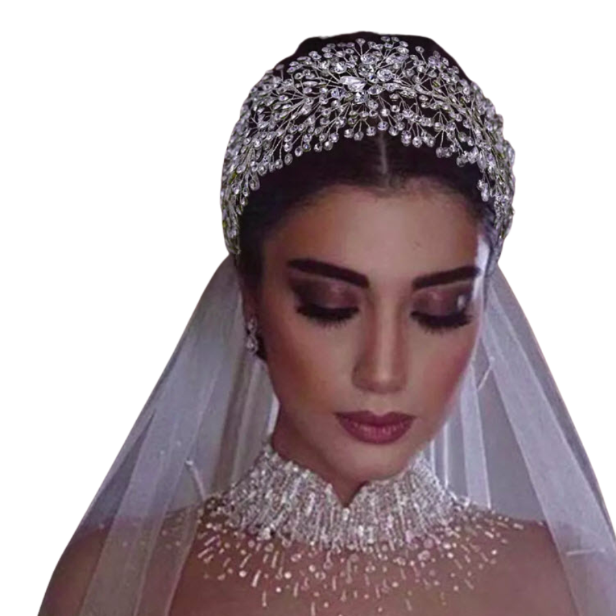 Rhinestone Bridal Wedding Headdress  Tiara